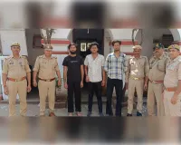 रेस्टोरेंट में बमबाजी करने वाले तीन आरोपी गिरफ्तार, दो देशी बम बरामद