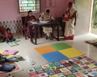 आंगनबाड़ी केन्द्रों का औचक निरीक्षण