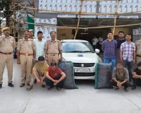 रॉबर्ट्सगंज पुलिस को मिली बड़ी सफलता , 51.785 किलोग्राम अवैध गांजा के साथ 04 अभियुक्त गिरफ्तार