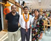 छात्र सार्थक त्रिपाठी ने गणित में 95% अंक प्राप्त कर किया क्षेत्र और विद्यालय का नाम रोशन