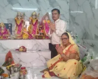 भक्तिमय वातावरण  हुआ विशाल भंडारा 