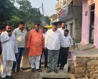 एम एल सी रतनपाल ने लिया जलभराव का संज्ञान,ऊंची होगी सड़क 