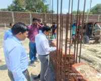 निर्माणाधीन विद्युत शक्ति उपकेंद्रों का डीएम ने किया निरीक्षण , धीमी प्रगति पर जताई नाराजगी