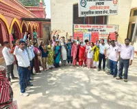 दो माह से मानदेय न मिलने पर संविदा कर्मियों का कार्य बहिष्कार