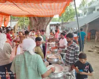 श्रद्धा और सेवा का संगम : पूरे चंदू में विशाल ब्रह्मभोज,हजारों लोगों ने ग्रहण किया प्रसाद
