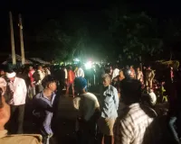 सड़क हादसे में युवक की मौत आक्रोशित ग्रामीणों ने किया मार्ग पर चक्का जाम शिओ के आश्वासन पर 3 घंटे बाद खुला जाम। 