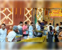 गंगा दशहरा पर राघव जी का श्रृंगार व भंडारे का हुआ आयोजन