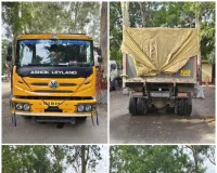 शक्तिनगर पुलिस एवं उप सम्भागीय परिवहन अधिकारी की संयुक्त कार्यवाही में 02 ओवरलोड/मानक विहीन भारी वाहन (ट्रेलर/हाईवा) सीज