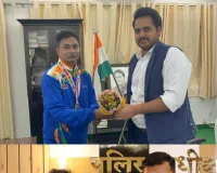 हिण्डालको कर्मचारी रवि सिंह का भव्य सम्मान, विश्व चैंपियनशिप में रजत पदक जीतकर बढ़ाया भारत का मान