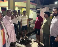 शिवद्वार मंदिर पर नाली के समस्या को लेकर मंदिर व्यवस्थापक ने किया औचक निरीक्षण