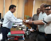 हजारीबाग ओलंपिक संघ ने उपायुक्त हेमंत सती से की शिष्टाचार मुलाकात