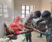 सड़क दुर्घटना में दो लोग हुए घायल सीएचसी में हुआ उपचार 