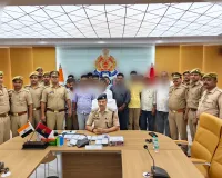 म्योरपुर पुलिस की बड़ी कार्यवाही , जुआ खेलने वाले अंतरप्रांतीय गैंग का पर्दाफाश