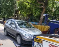 यातायात पुलिस की कड़ी कार्यवाही, नो पार्किंग जोन में खड़े वाहनों को पहुंचाया गया थाने