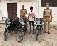जारी अभियान में बर्रा पुलिस के शिकंजे में फंसा शातिर वाहन चोर, तीन वाहन भी बरामद 