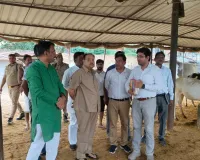 गौसेवा आयोग के उपाध्यक्ष अतुल सिंह ने परसा गौशाला का किया भ्रमण