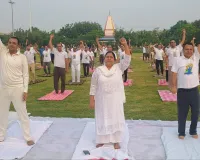 अंतर्राष्ट्रीय योग दिवस पर सिद्धार्थ विश्वविद्यालय में भव्य योगाभ्यास कार्यक्रम संपन्न
