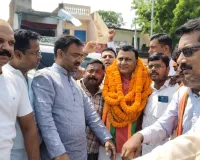उसका बाजार में भाजपा प्रदेश उपाध्यक्ष का हुआ स्वागत