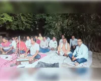 लरछुट के प्राचीन शिव मंदिर में हुआ सुंदरकांड पाठ।