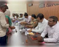 जिलाधिकारी ने तहसील दिवस पर सुना फरियादियों की समस्या।