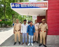 मंसुरपुर चौराहे से युवती को जबरन वाहन में बैठाने वाले दो आरोपी गिरफ्तार।