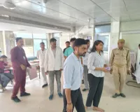 अपर नगर मजिस्ट्रेट ने स्वरूपरानी नेहरू चिकित्सालय का किया औचक निरीक्षण।