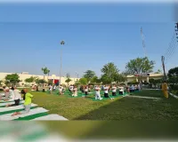 जनपद के विभिन्न विकास खण्डों के साथ-साथ श्रवण धाम में आयोजित हुआ बृहद योग शिविर
