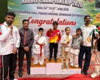 जूनियर नेशनल कराटे चैंपियनशिप में गीतांक आयुष ने जीता स्वर्ण पदक