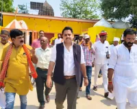 जिलाधिकारी ने गोठानी शिव मंदिर में की पूजा-अर्चना, पर्यटन विकास कार्यों का किया निरीक्षण