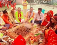 तुलसा देवी पार्क में श्रीमद् भागवत कथा का हुआ विशाल भण्डारा, श्रद्धालुओ ने किया प्रसाद ग्रहण 