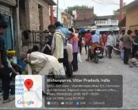 कचनरवा  बाजार में   बिना लाईसेंस खुले में बिक रहा है माँस मछली, लगा गंदगी का अंबार