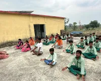नमनदीप पब्लिक स्कूल, दनुआ में अंतर्राष्ट्रीय योग दिवस उत्साहपूर्वक मनाया गया