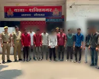 शक्तिनगर पुलिस की प्रभावी कार्यवाही, एनटीपीसी  के प्रतिबंधित क्षेत्र में रात्रि के समय अनधिकृत प्रवेश करने वाले 10 अभियुक्त गिरफ्तार