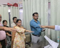 जिले के सभी विभागों के कार्यालयों में शपथ ग्रहण कार्यक्रम हुआ आयोजित