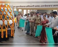 सखियां लोगों को देंगी यातायात नियमों की जानकारी, जागरूकता वाहन रवाना