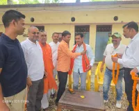 जलालपुर में प्रेस क्लब उपाध्यक्ष ज्ञान प्रकाश पाठक का भव्य स्वागत