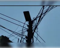 करगढ़ मे खभे पर लगी स्ट्रीट लाइट बनी शो पीस