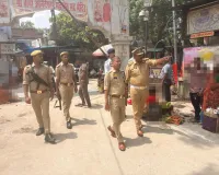 श्रावण मास के दृष्टिगत पुलिस उपायुक्त यातायात ने आनंदेश्वर मंदिर का किया निरीक्षण 
