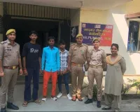 पुलिस ने वारंटी को पकड़ कर भेजा जेल 