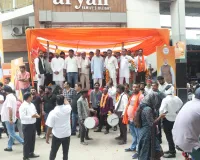 भाजपा के राष्ट्रीय अध्यक्ष के लखनऊ आगमन पर भव्य स्वागत