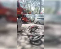 चार पहिया वाहन ने बाइक में मारी टक्कर, एक की मौत 