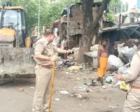 नैनी में अतिक्रमण के खिलाफ चला अभियान, दो दिन में कब्जा हटाने की चेतावनी