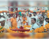   भारतीय जनता पार्टी के प्रदेश महामंत्री दिलीप सिंह पटेल का गृह सीखड़ विकासखंड में प्रथम आगमन 