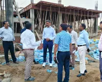 मंडलायुक्त ने ग्राम्य विकास संस्थान के निर्माण कार्यों का किया निरीक्षण