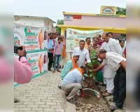 सांसद एवं  विधायकगण के द्वारा किया गया पौधरोपण।
