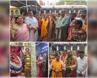 दिल्ली की मुख्यमंत्री श्रीमती रेखा गुप्ता ने सपरिवार विंध्यवासिनी देवी का किया दर्शन-पूजन