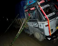 विकास की तस्वीर: निर्माण के छह माह में ही जर्जर हुआ NH-8
