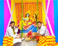 श्रीभूमि जिला के दुल्लभछड़ा बड़ाबाजार में भव्य झूलन यात्रा, उमड़ा श्रद्धालुओं का सैलाब।