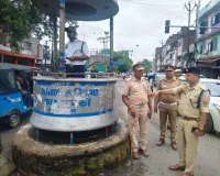 सुगम व सुरक्षित यातायात के लिए डीसीपी ने किया प्रमुख चौराहों का निरीक्षण 