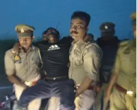 लूट एवं हत्या के अभियुक्त का हॉफ एनकाऊंटर 